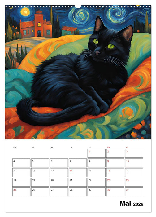 Katzenmagie (CALVENDO Premium Wandkalender 2026)