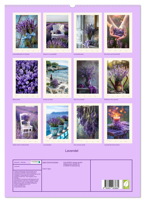 Lavendel (CALVENDO Premium Wandkalender 2026)