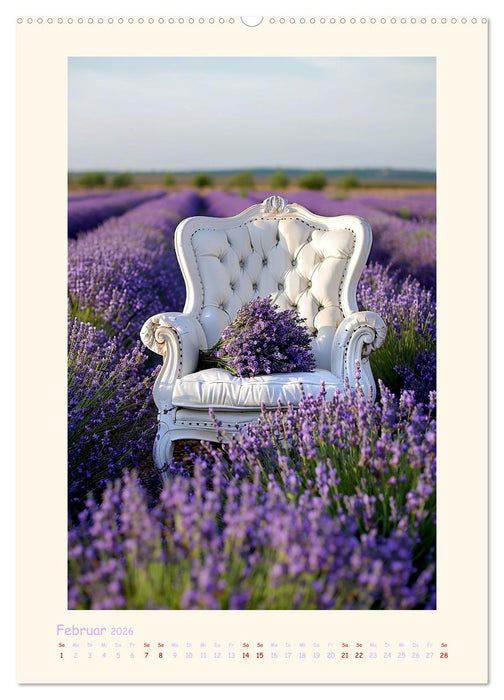 Lavendel (CALVENDO Premium Wandkalender 2026)