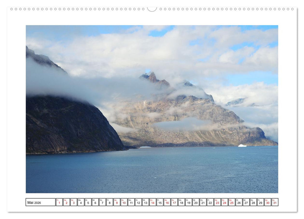 Grönland - eisige Landschaften im Prins Christian Sund (CALVENDO Wandkalender 2026)