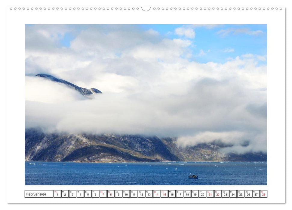 Grönland - eisige Landschaften im Prins Christian Sund (CALVENDO Premium Wandkalender 2026)