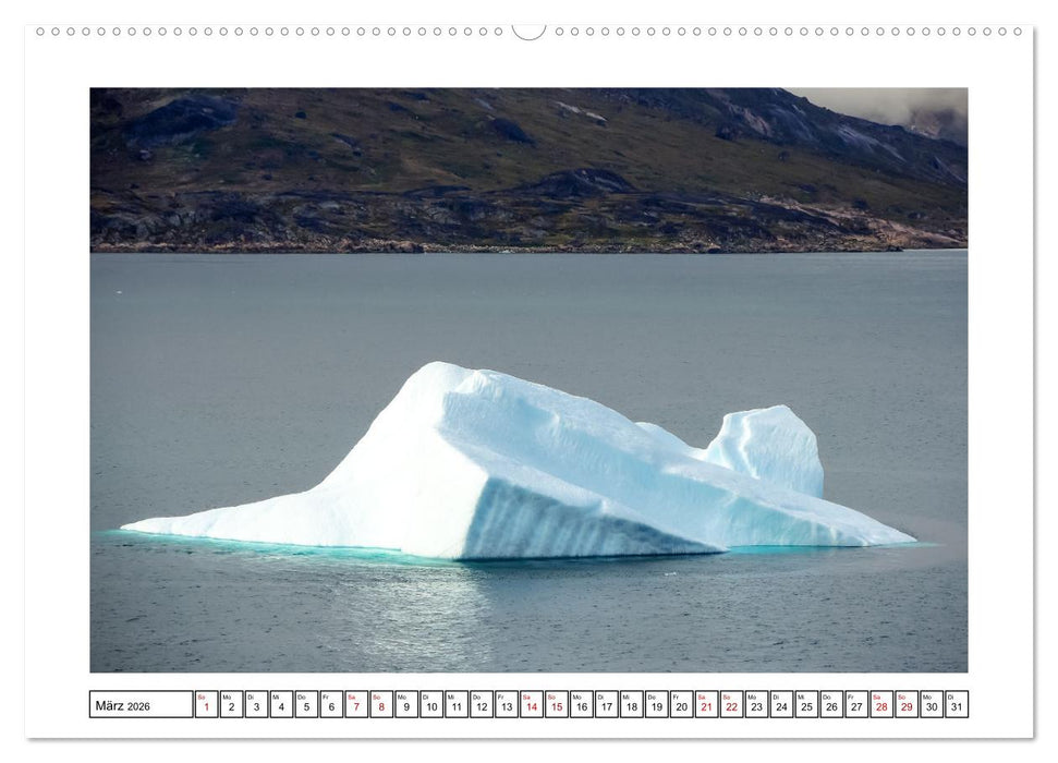 Grönland - eisige Landschaften im Prins Christian Sund (CALVENDO Premium Wandkalender 2026)