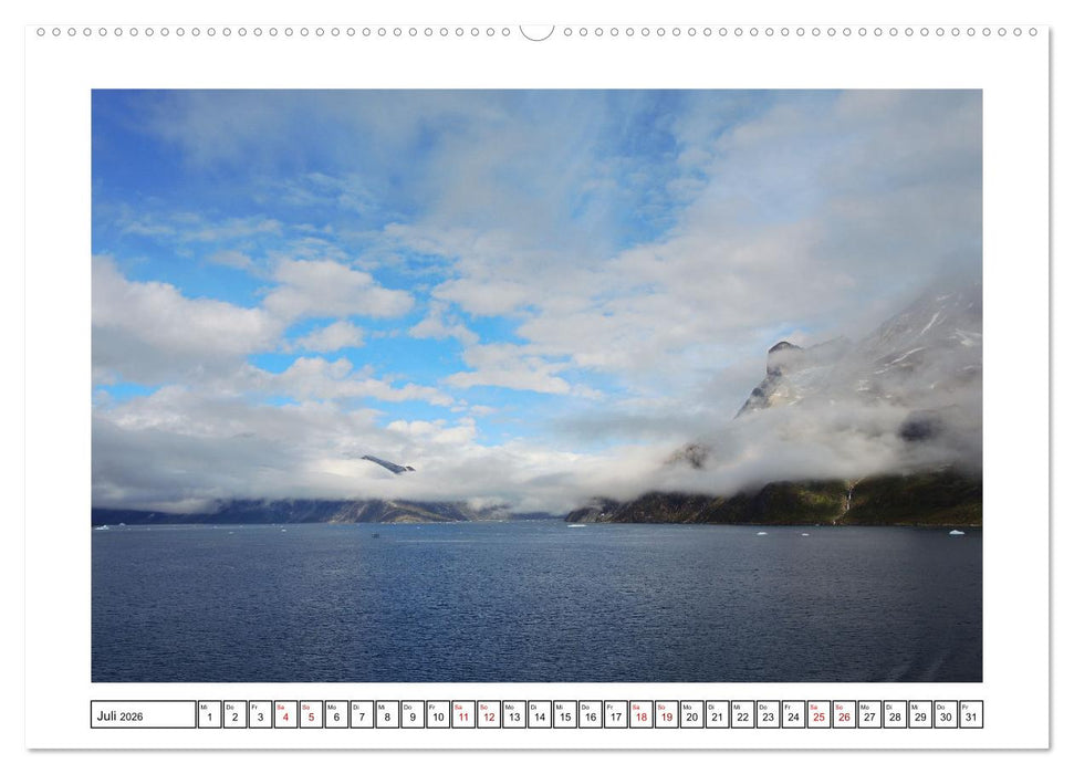 Grönland - eisige Landschaften im Prins Christian Sund (CALVENDO Premium Wandkalender 2026)
