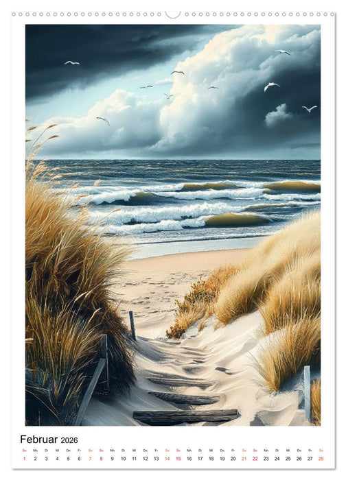 Dänemark - Wellen, Wind, Lebensgefühl (CALVENDO Wandkalender 2026)