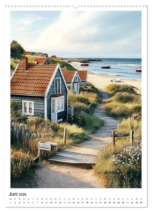 Dänemark - Wellen, Wind, Lebensgefühl (CALVENDO Wandkalender 2026)