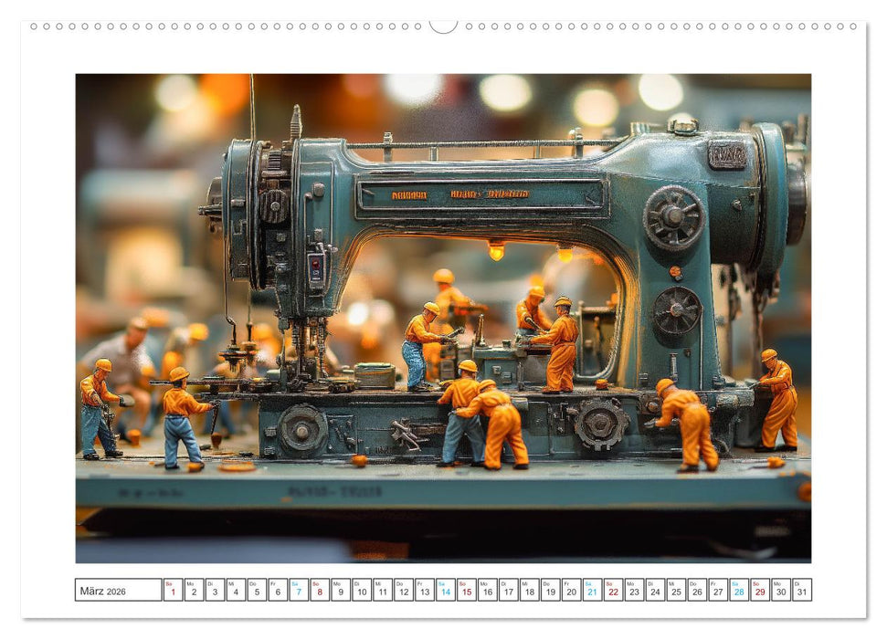 Zauberhafte Miniaturwelt (CALVENDO Wandkalender 2026)