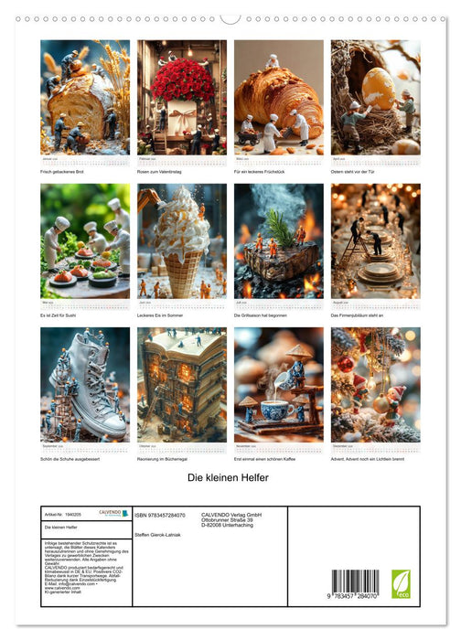 Die kleinen Helfer (CALVENDO Premium Wandkalender 2026)