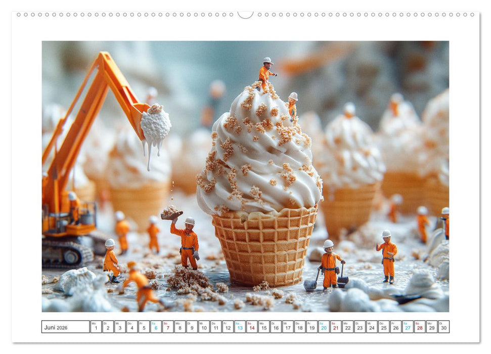 Zauberhafte Miniaturwelt (CALVENDO Premium Wandkalender 2026)