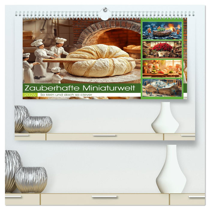 Zauberhafte Miniaturwelt (CALVENDO Premium Wandkalender 2026)