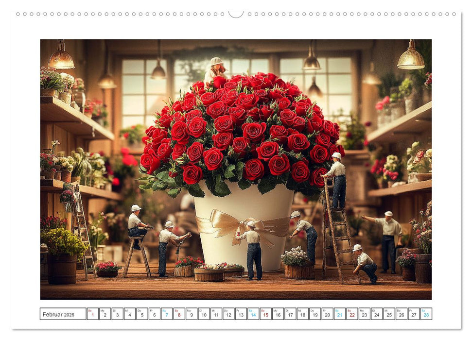 Zauberhafte Miniaturwelt (CALVENDO Premium Wandkalender 2026)