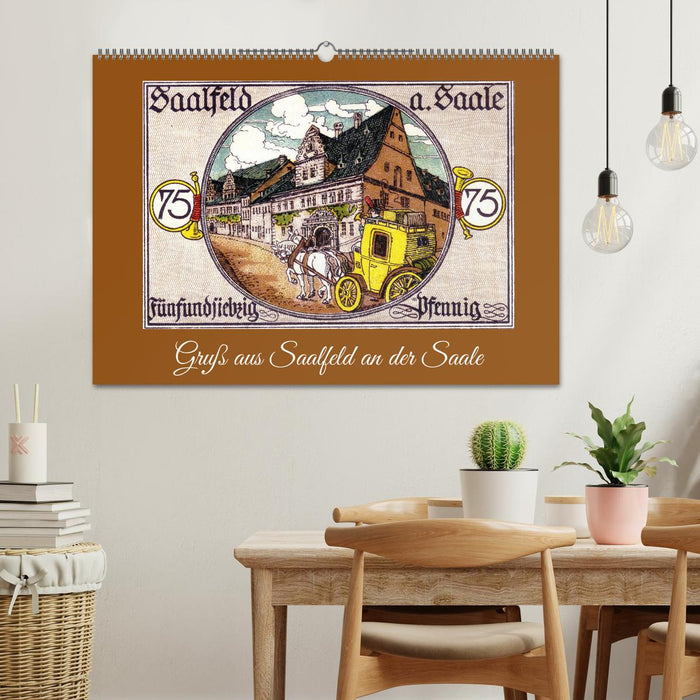 Gruß aus Saalfeld an der Saale (CALVENDO Wandkalender 2026)