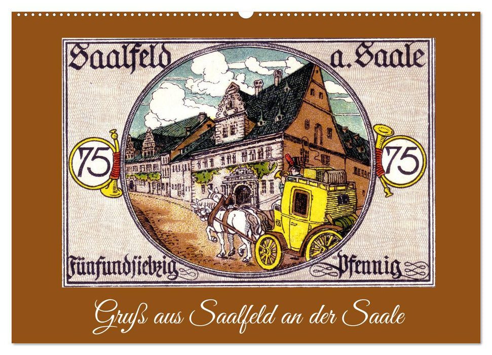 Gruß aus Saalfeld an der Saale (CALVENDO Wandkalender 2026)