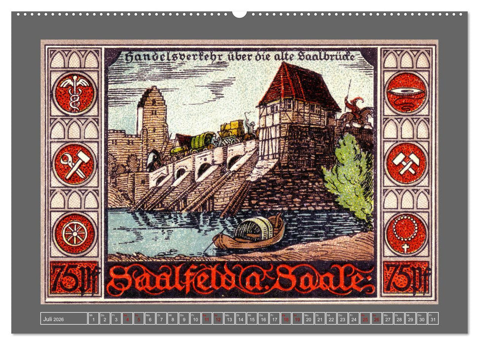 Gruß aus Saalfeld an der Saale (CALVENDO Premium Wandkalender 2026)