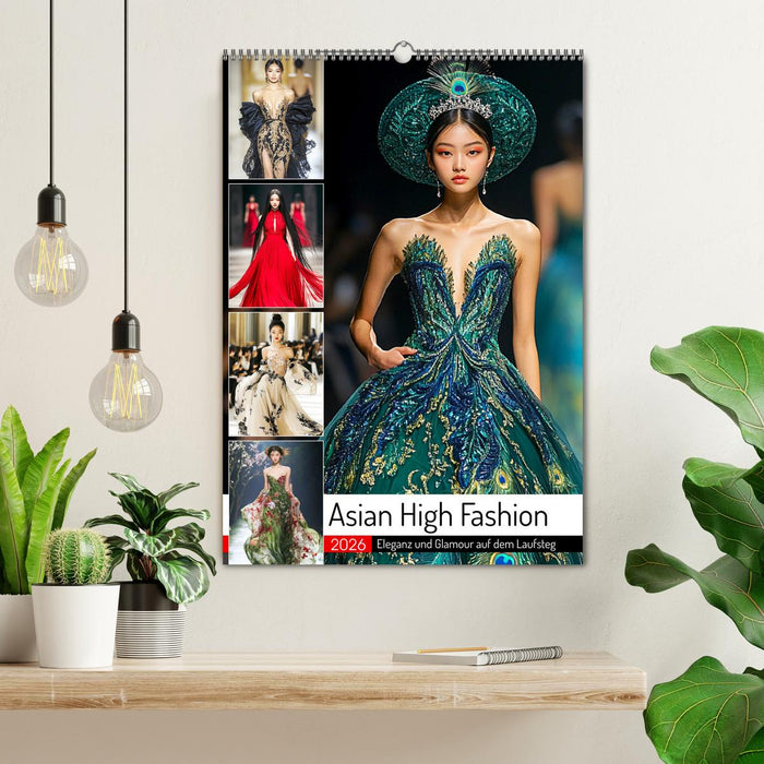 Asian High Fashion. Eleganz und Glamour auf dem Laufsteg (CALVENDO Wandkalender 2026)