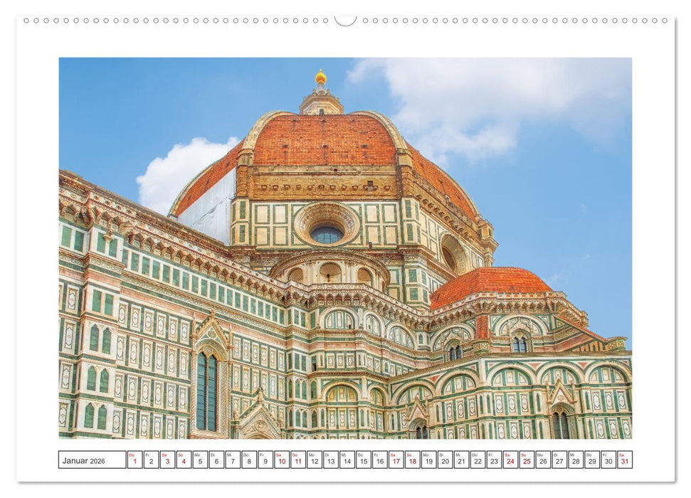 Florenz - Reiseziel in der Toskana (CALVENDO Wandkalender 2026)