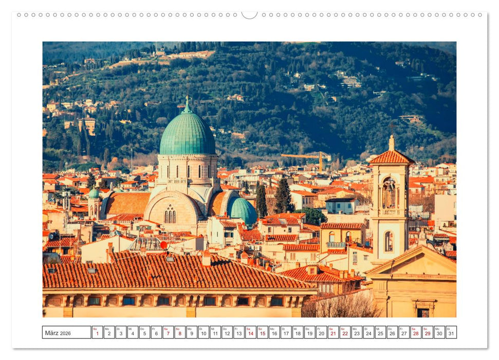 Florenz - Reiseziel in der Toskana (CALVENDO Premium Wandkalender 2026)
