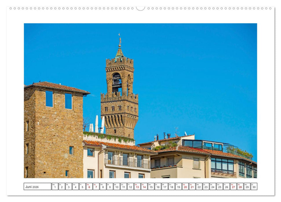 Florenz - Reiseziel in der Toskana (CALVENDO Premium Wandkalender 2026)