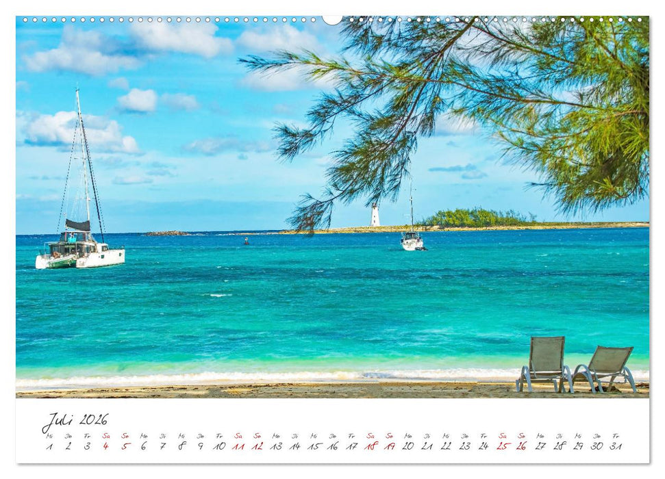 Nassau - Stadt mit karibischem Flair (CALVENDO Premium Wandkalender 2026)