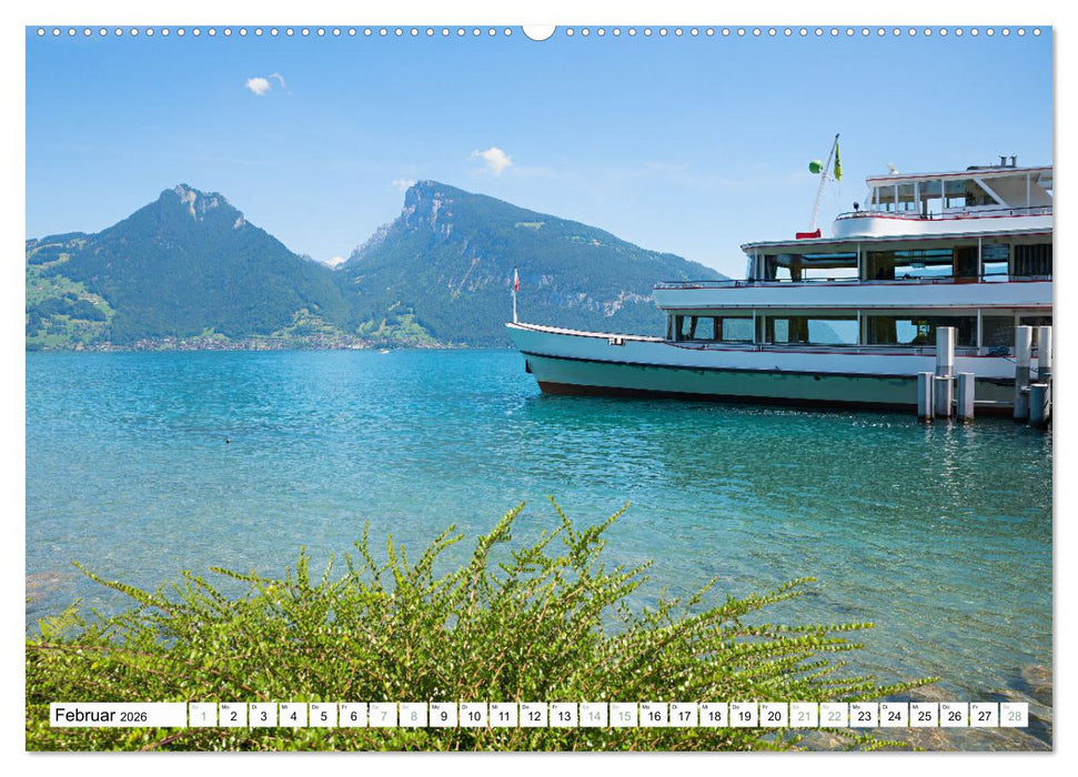 Faszination Berner Oberland - Thuner- und Brienzersee (CALVENDO Wandkalender 2026)