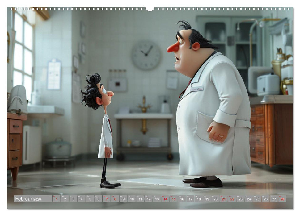 Medizin studieren ist ganz einfach (CALVENDO Wandkalender 2026)