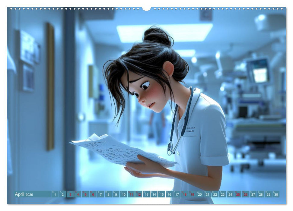 Medizin studieren ist ganz einfach (CALVENDO Wandkalender 2026)