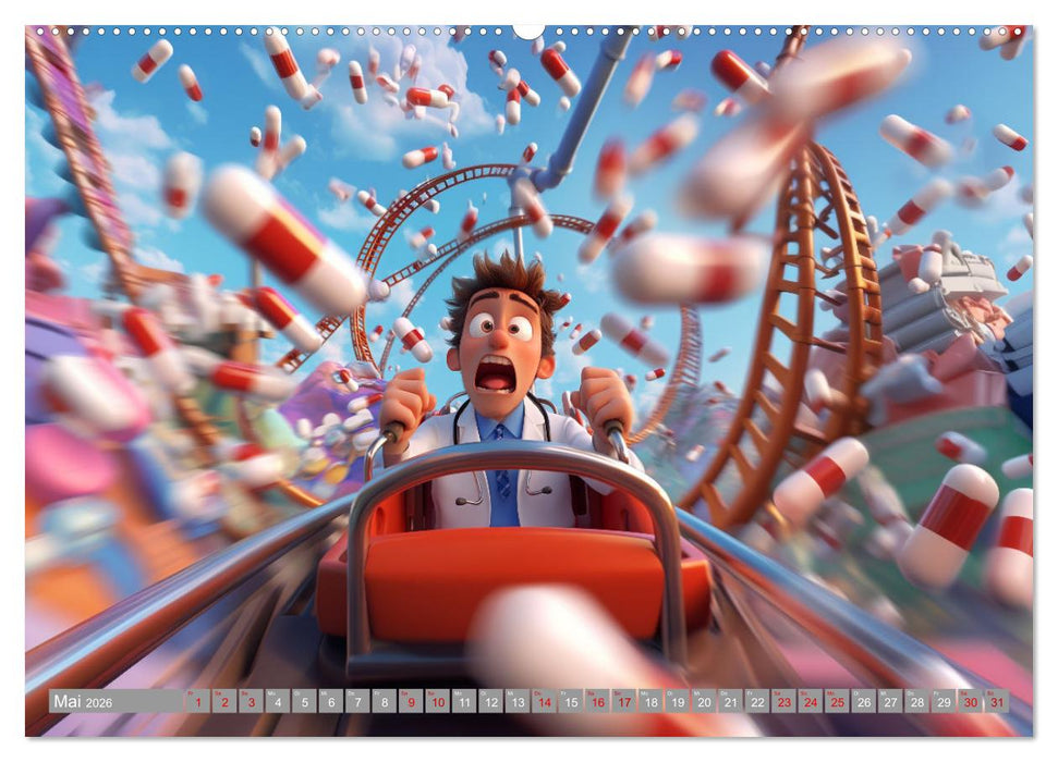 Medizin studieren ist ganz einfach (CALVENDO Wandkalender 2026)