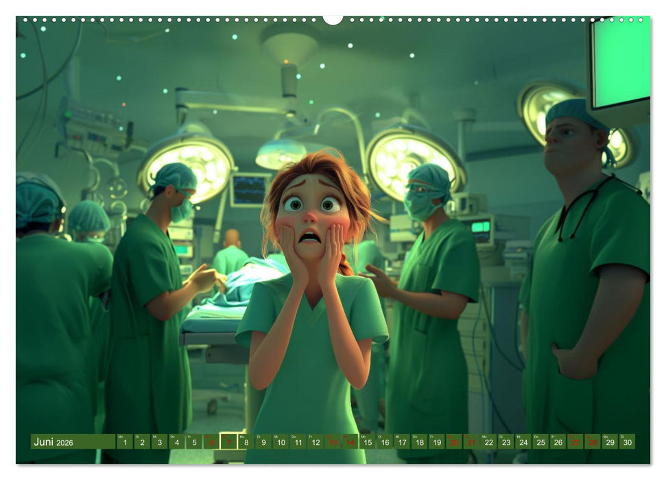 Medizin studieren ist ganz einfach (CALVENDO Wandkalender 2026)