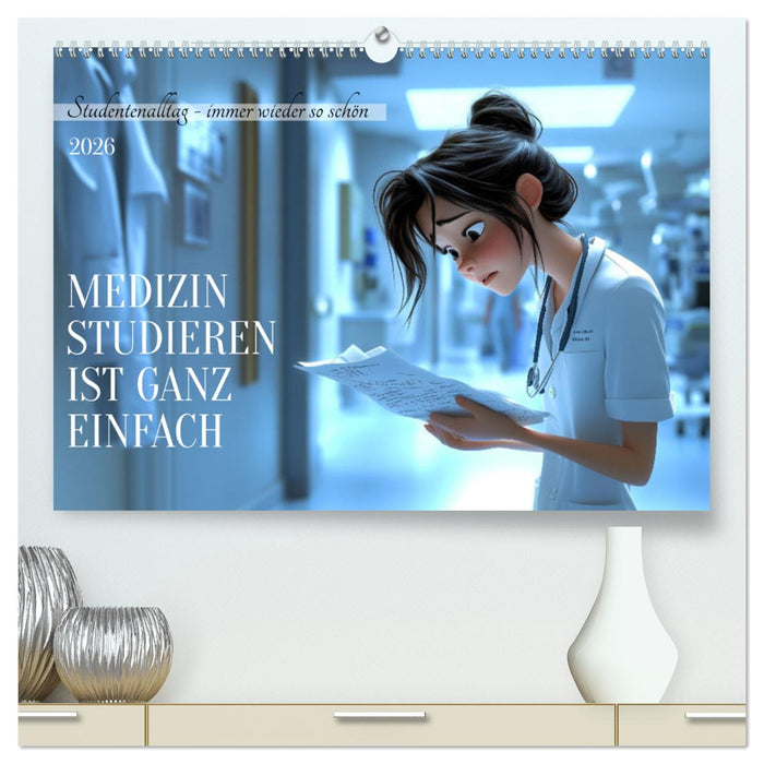 Medizin studieren ist ganz einfach (CALVENDO Premium Wandkalender 2026)