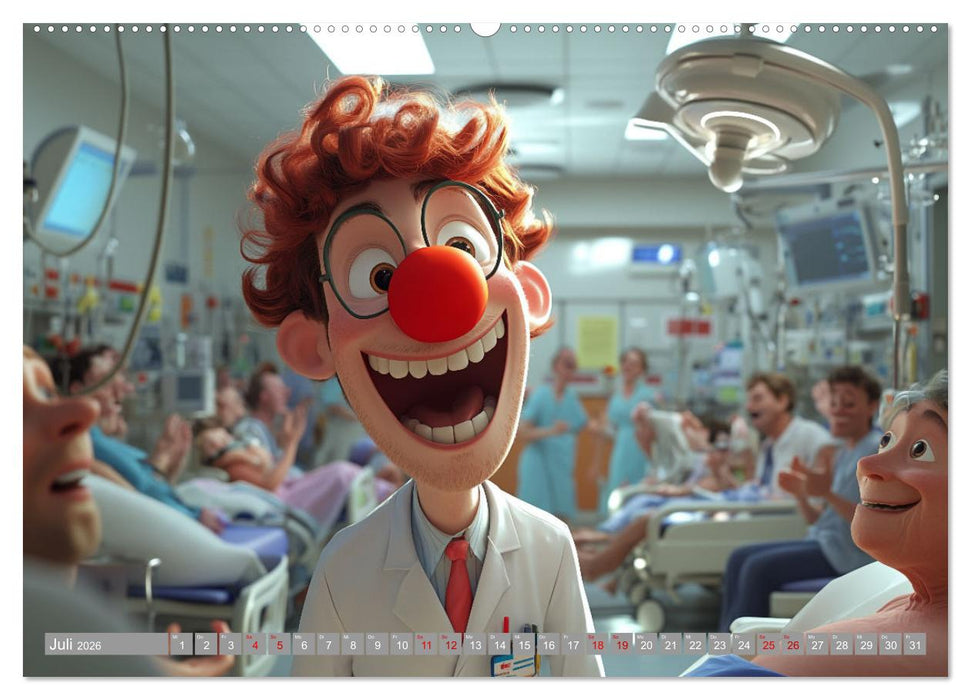 Medizin studieren ist ganz einfach (CALVENDO Premium Wandkalender 2026)