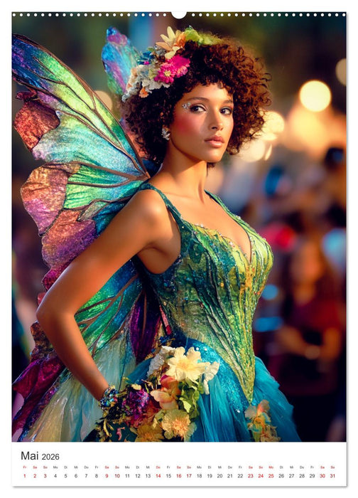 Tanzende Farben - Rio de Janeiro im Takt des Karnevals (CALVENDO Wandkalender 2026)