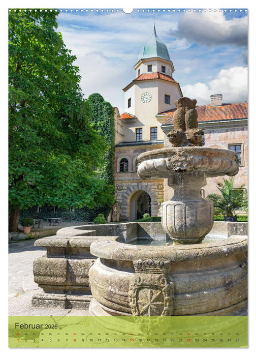 Schösser in Tschechien (CALVENDO Premium Wandkalender 2026)