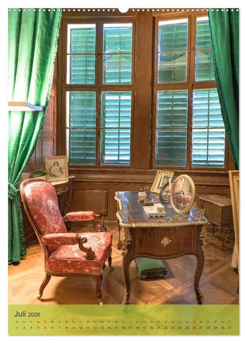 Schösser in Tschechien (CALVENDO Premium Wandkalender 2026)