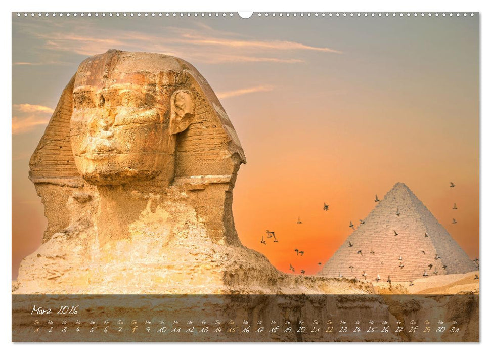 Faszination Ägypten: Kairo - Luxor - Abu Simbel (CALVENDO Wandkalender 2026)