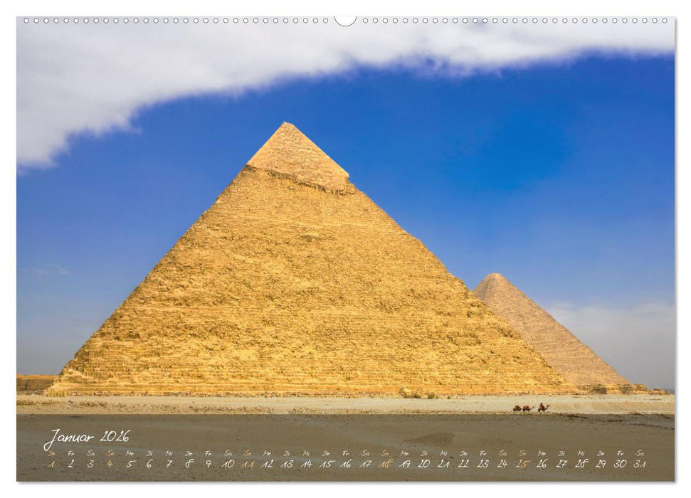 Faszination Ägypten: Kairo - Luxor - Abu Simbel (CALVENDO Premium Wandkalender 2026)