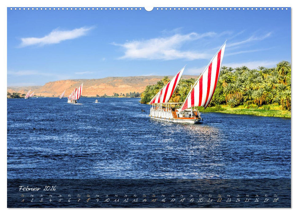 Faszination Ägypten: Kairo - Luxor - Abu Simbel (CALVENDO Premium Wandkalender 2026)