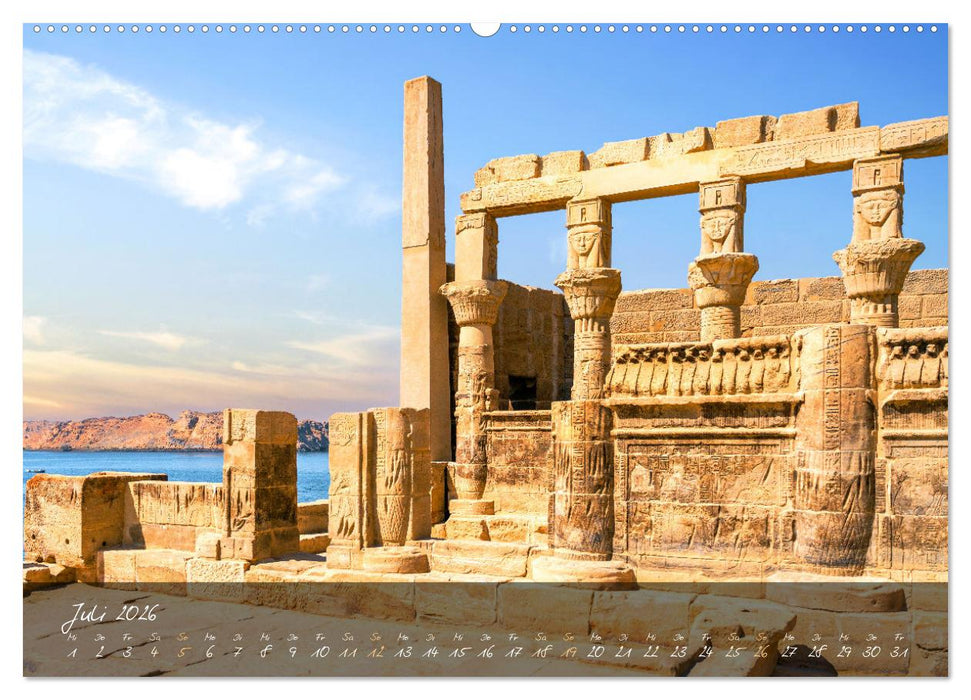 Faszination Ägypten: Kairo - Luxor - Abu Simbel (CALVENDO Premium Wandkalender 2026)