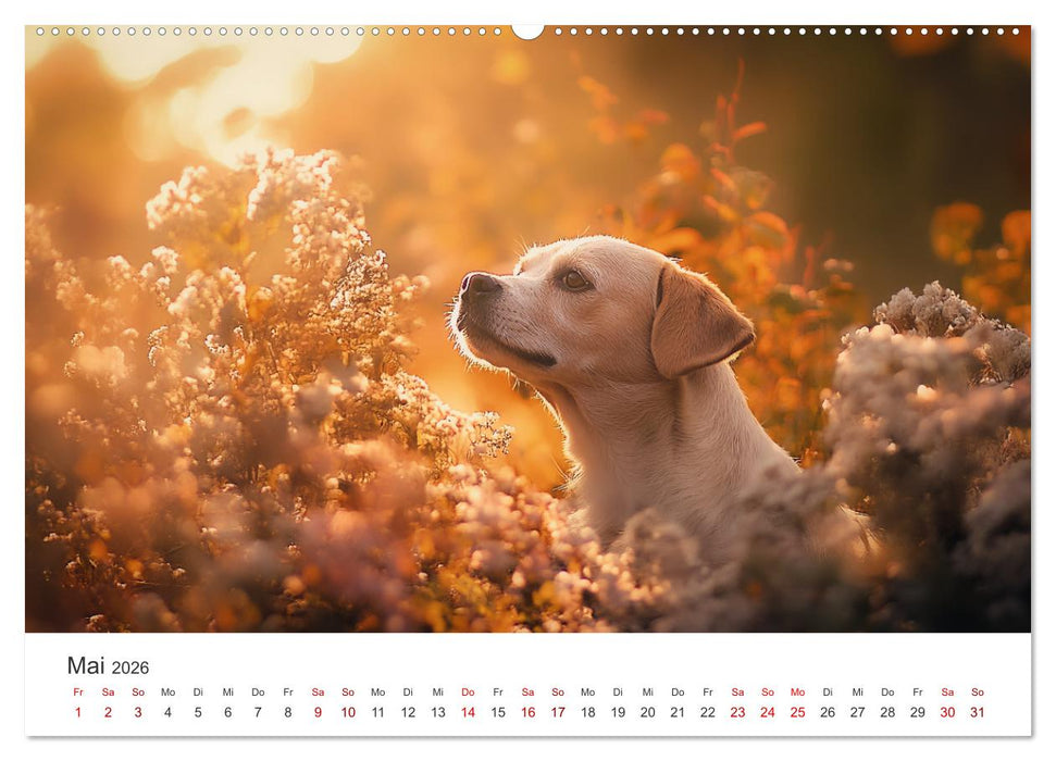 Wundertüte auf vier Pfoten - Mischlingshunde mit Charme (CALVENDO Wandkalender 2026)