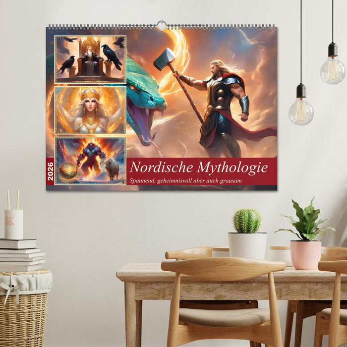 Nordische Mythen (CALVENDO Wandkalender 2026)