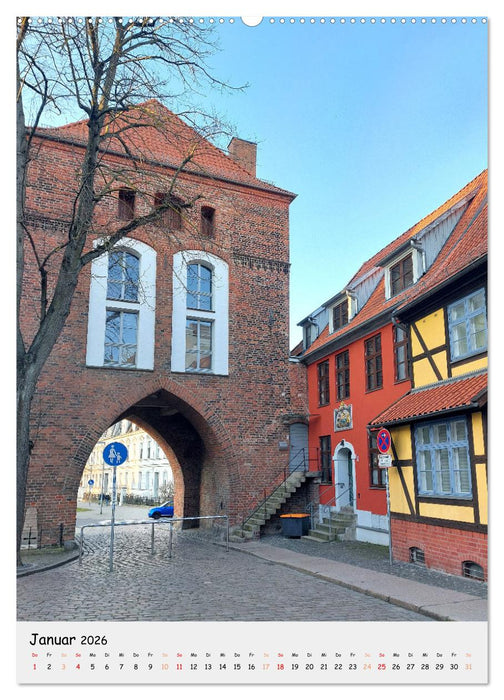 Stralsund - Altstadt und Hafen (CALVENDO Wandkalender 2026)