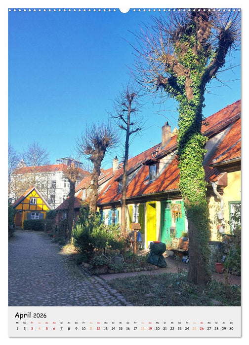 Stralsund - Altstadt und Hafen (CALVENDO Wandkalender 2026)