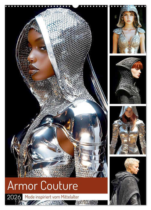 Armor Couture. Mode inspiriert vom Mittelalter (CALVENDO Wandkalender 2026)