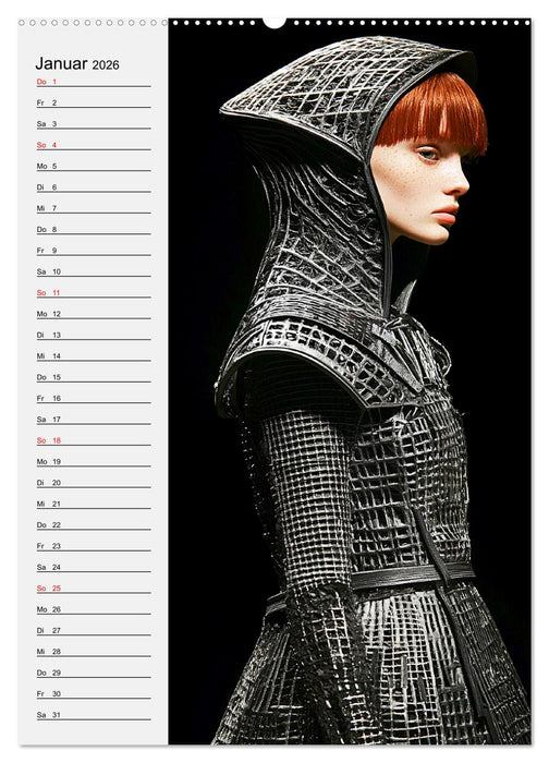 Armor Couture. Mode inspiriert vom Mittelalter (CALVENDO Wandkalender 2026)