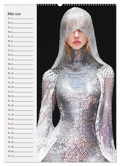 Armor Couture. Mode inspiriert vom Mittelalter (CALVENDO Wandkalender 2026)