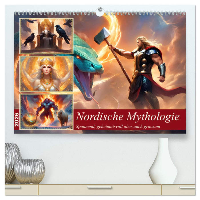 Nordische Mythen (CALVENDO Premium Wandkalender 2026)