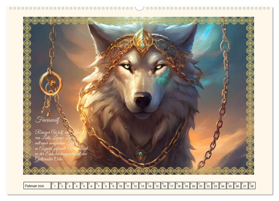 Nordische Mythen (CALVENDO Premium Wandkalender 2026)