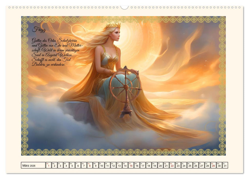 Nordische Mythen (CALVENDO Premium Wandkalender 2026)