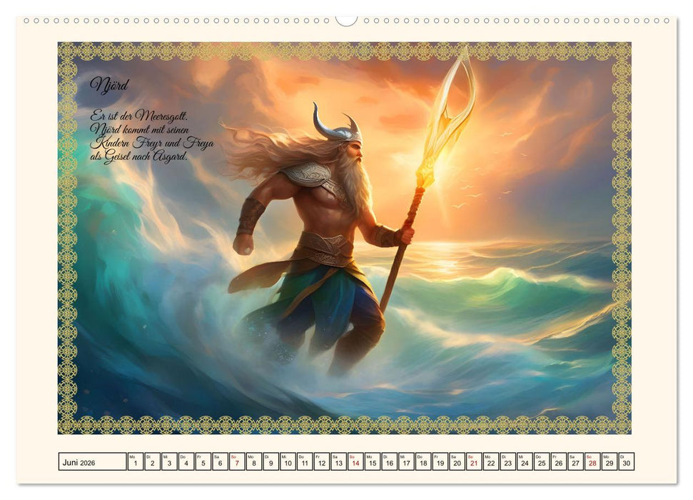 Nordische Mythen (CALVENDO Premium Wandkalender 2026)
