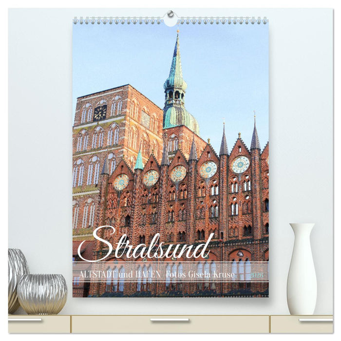 Stralsund - Altstadt und Hafen (CALVENDO Premium Wandkalender 2026)