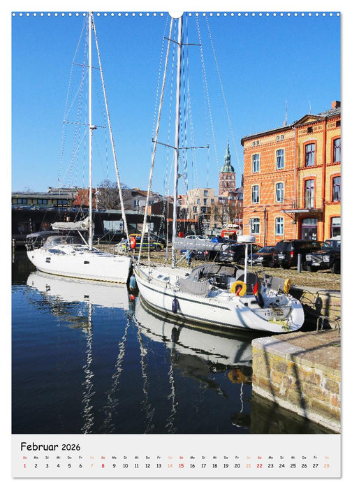 Stralsund - Altstadt und Hafen (CALVENDO Premium Wandkalender 2026)