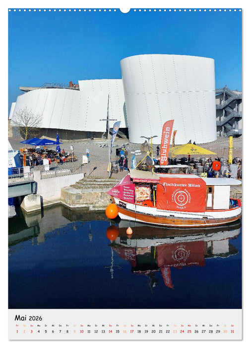 Stralsund - Altstadt und Hafen (CALVENDO Premium Wandkalender 2026)